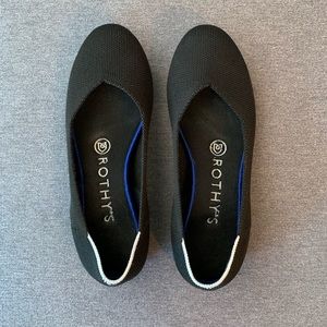 Rothy’s flat, black solid (retail $125)